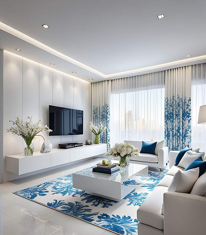 trần phòng khách đẹp sang trọng